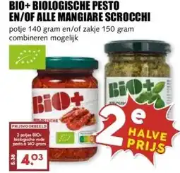 MCD Supermarkt BIO+BIOLOGISCHE PESTO EN/OF ALLE MANGIARE SCROCCHI aanbieding