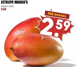 MCD Supermarkt EETRIJPE MANGO'S aanbieding