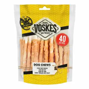 Plein.nl Voskes Rawhide Kip Sticks 400 gr aanbieding