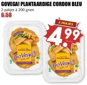 MCD Supermarkt GOVEGA! PLANTAARDIGE CORDON BLEU aanbieding