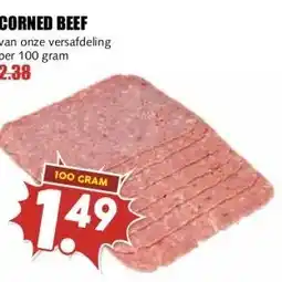 MCD Supermarkt CORNED BEEF aanbieding