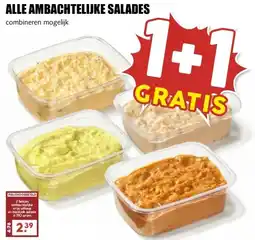 MCD Supermarkt ALLE AMBACHTELIJKE SALADES aanbieding