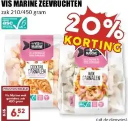 MCD Supermarkt VIS MARINE ZEEVRUCHTEN aanbieding