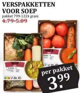 MCD Supermarkt VERSPAKKETTEN VOOR SOEP aanbieding