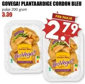 MCD Supermarkt GOVEGA! PLANTAARDIGE CORDON BLEU aanbieding