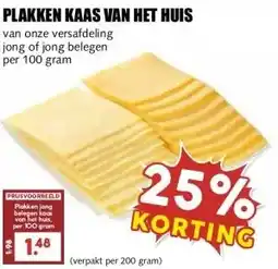 MCD Supermarkt PLAKKEN KAAS VAN HET HUIS aanbieding