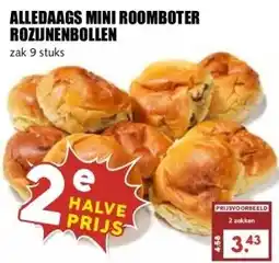 MCD Supermarkt ALLEDAAGS MINI ROOMBOTER ROZIJNENBOLLEN aanbieding