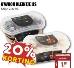 MCD Supermarkt G'WOON KLEINTJE IS aanbieding