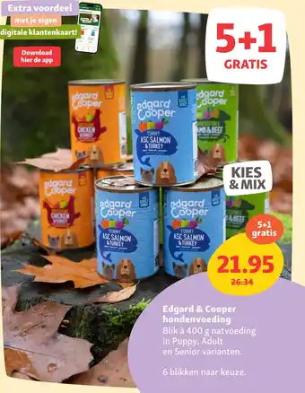 Maxi Zoo Edgard & Cooper hondenvoeding aanbieding