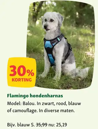 Maxi Zoo Flamingo hondenharnas aanbieding