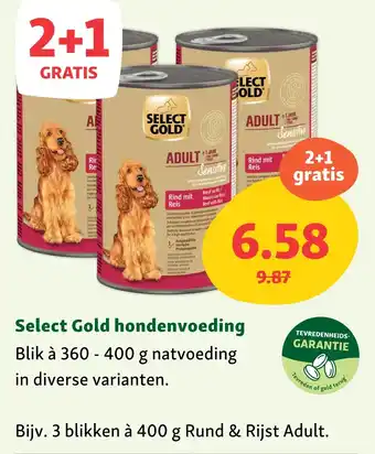 Maxi Zoo Select Gold hondenvoeding aanbieding