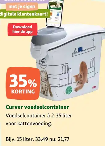 Maxi Zoo Curver voedselcontainer aanbieding