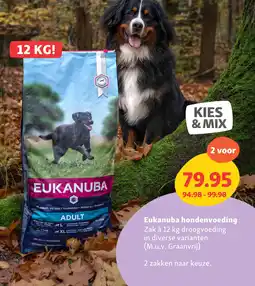 Maxi Zoo Eukanuba hondenvoeding aanbieding