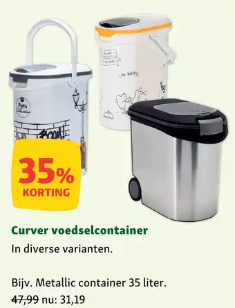 Maxi Zoo Curver voedselcontainer aanbieding