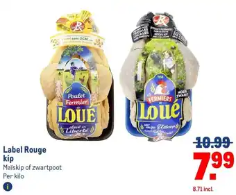 Makro Label Rouge kip aanbieding