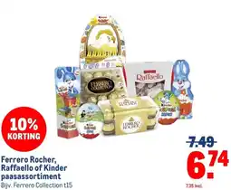 Makro Ferrero Rocher, Raffaello of Kinder paasassortiment aanbieding