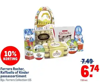 Makro Ferrero Rocher, Raffaello of Kinder paasassortiment aanbieding