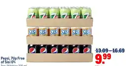 Makro Pepsi, 7Up Free of Sisi 0% aanbieding