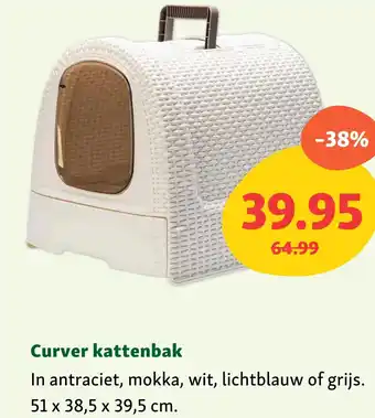 Maxi Zoo Curver kattenbak aanbieding