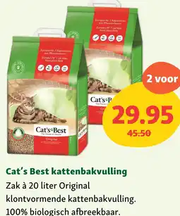 Maxi Zoo Cat's Best kattenbakvulling aanbieding