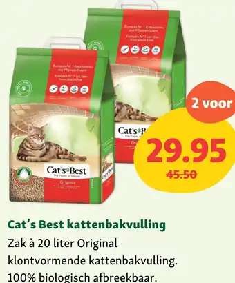 Maxi Zoo Cat's Best kattenbakvulling aanbieding