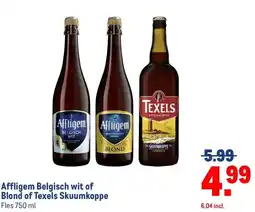 Makro Affligem Belgisch wit of Blond of Texels Skuumkoppe aanbieding