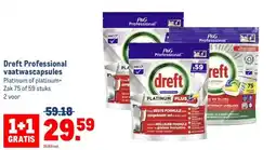 Makro Dreft Professional vaatwascapsules aanbieding