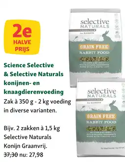 Maxi Zoo Science Selective & Selective Naturals konijnen- en knaagdierenvoeding aanbieding