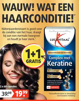 Lucovitaal KERATINE VOEDINGSSUPPLEMENT aanbieding