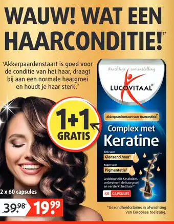 Lucovitaal KERATINE VOEDINGSSUPPLEMENT aanbieding