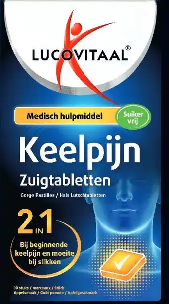 Lucovitaal Keelpijn Zuigtabletten aanbieding