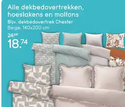 Leen Bakker Alle dekbedovertrekken, hoeslakens en moltons aanbieding