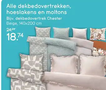 Leen Bakker Alle dekbedovertrekken, hoeslakens en moltons aanbieding