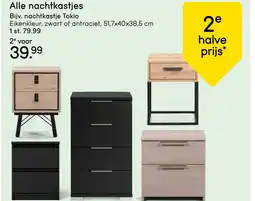 Leen Bakker Alle nachtkastjes aanbieding