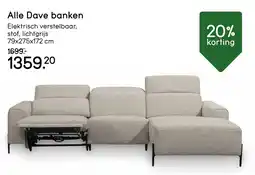 Leen Bakker Alle Dave banken aanbieding