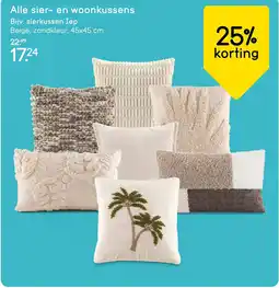 Leen Bakker Alle sier en woonkussens aanbieding