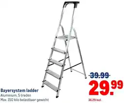 Makro Bayersystem ladder aanbieding