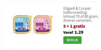 Intratuin Edgard & Cooper kattenvoeding aanbieding