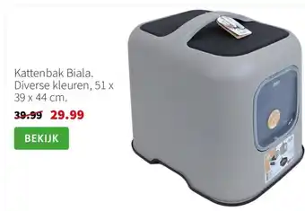 Intratuin Kattenbak Biala. aanbieding