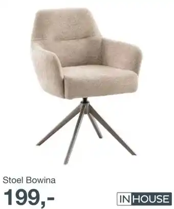 IN.HOUSE Stoel Bowina aanbieding