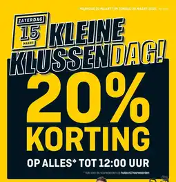 Hubo KLEINE KLUSSENDAG! aanbieding