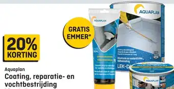 Hubo Aquaplan Coating, reparatie- en vochtbestrijding aanbieding