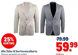 Makro Alle Tailor & Son herencolberts aanbieding