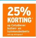 GAMMA 25% KORTING op CetaBever buiten- en aanbieding