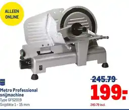 Makro Metro Professional snijmachine aanbieding