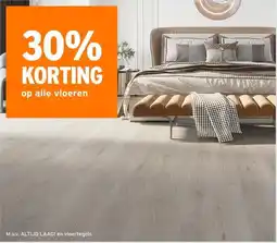 GAMMA 30% KORTING op alle vloeren aanbieding