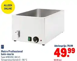 Makro Metro Professional bain-marie aanbieding