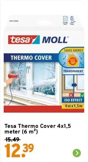 GAMMA Tesa Thermo Cover 4x1,5 meter (6 m²) aanbieding