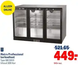 Makro Metro Professional barkoelkast aanbieding