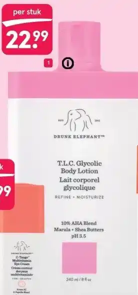 Etos Drunk Elephant aanbieding